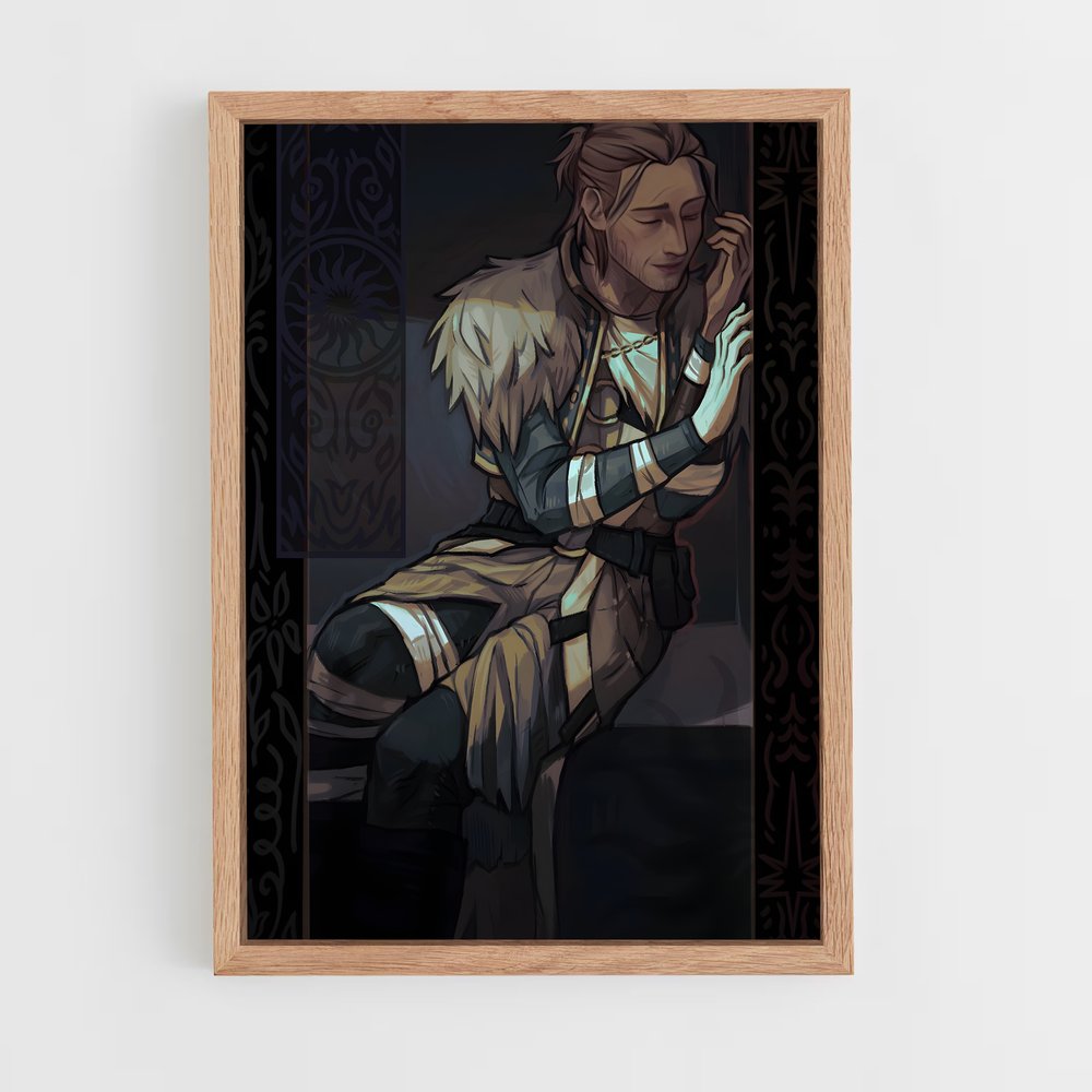 Poster L'Élégance du Héros – affiche Dragon age (vue 4)